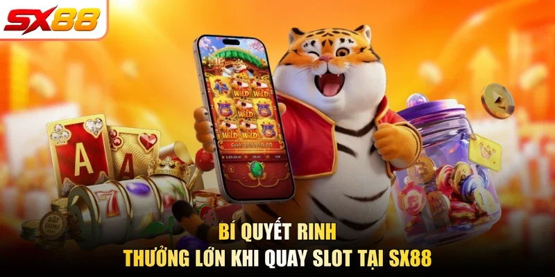 Bí quyết rinh thưởng lớn khi quay slot tại SX88